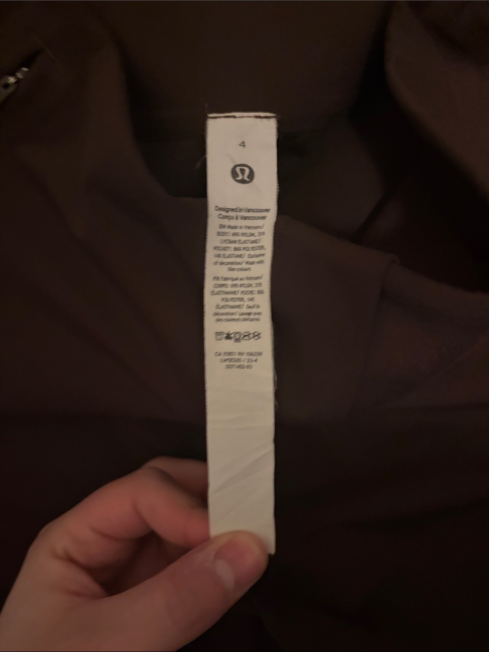 Like new Lululemon Smooth Fit Pull-On High-Rise Pant in Espresso - Picture 5 of 6